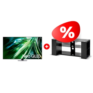 Комплект Neo QLED телевизор Samsung QE65QN90DAUXCE + ТВ тумба Mart Готика 42″ 