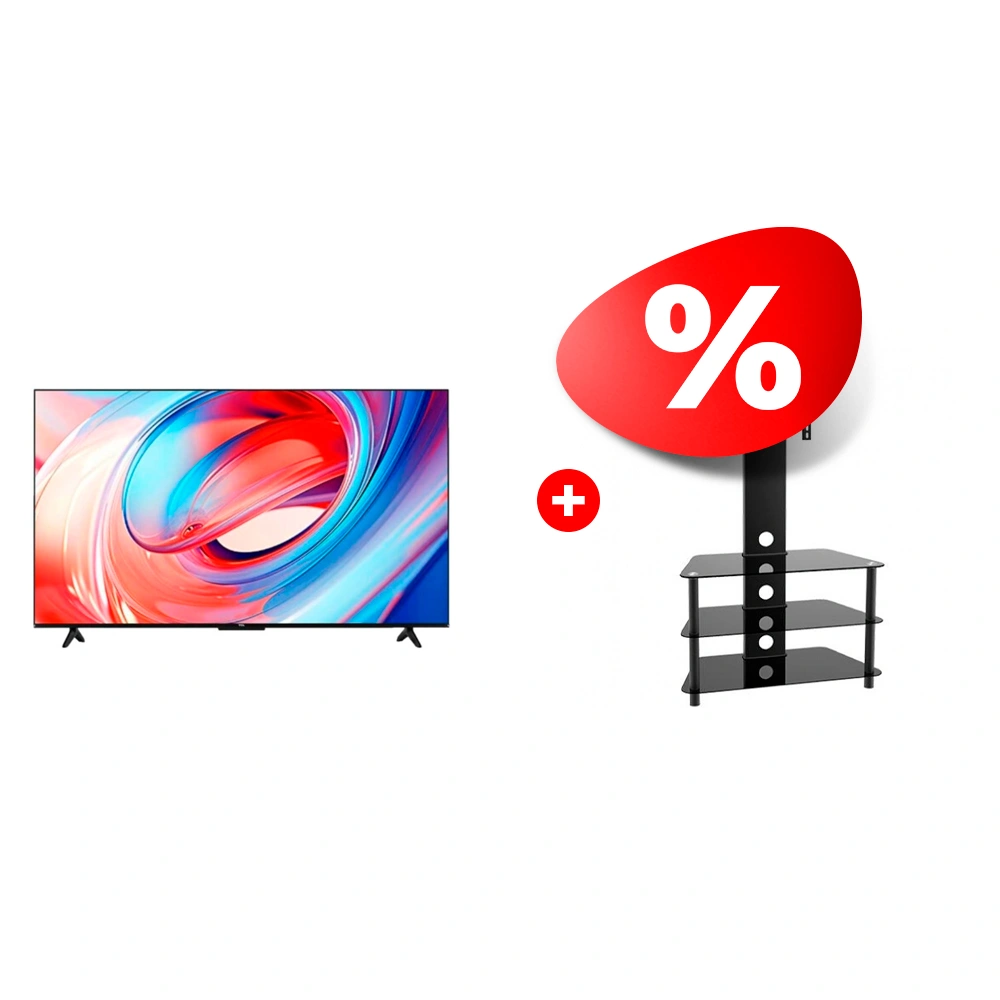 Комплект LED Телевизор TCL 55V6B + ТВ тумба ARG TP2003S 47″ 