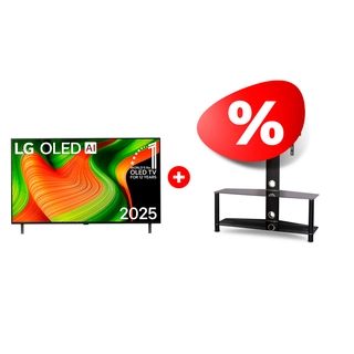 Жиынтық LG OLED теледидары OLED65B5RLA + Mart сөресі Аврора 42″ 
