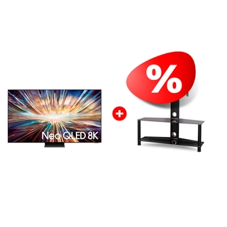 Комплект Neo QLED телевизор Samsung 8K QE75QN800DUXCE + ТВ тумба Mart Аврора 42″ 