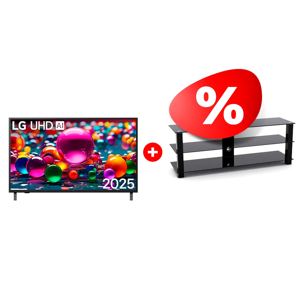 Комплект LED телевизор LG 75UA75009LA + ТВ тумба ARG T4004XL 