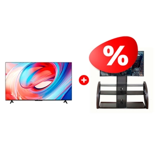 Комплект LED Телевизор TCL 55V6B + ТВ тумба Mart Каскад 65″ 