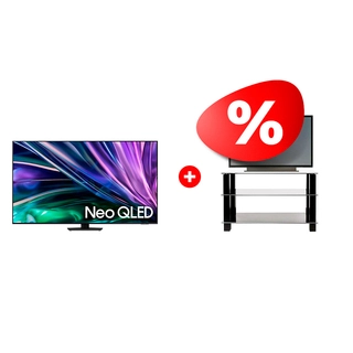 Комплект Neo QLED телевизор Samsung QE55QN85DBUXCE + ТВ тумба Mart Эдельвейс 42″ 