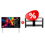 Комплект QLED телевизор ARG A98Q1C3 + ТВ тумба Mart Рим 46″ 