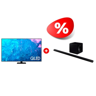 Жиынтық QLED TV Samsung QE75Q70CAUXCE + Samsung саундбары HW-S800B/RU 