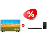 Жиынтық Samsung LED теледидары UE32T4500AUXCE + Samsung саундбары HW-A550/RU 