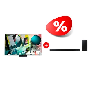 Комплект QLED телевизор Samsung QE75Q950TSUXCE + Саундбар Samsung HW-B650/RU 