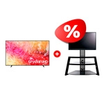 Комплект LED телевизор Samsung UE75DU7100UXCE + ТВ тумба Mart Кристалл К 65″ 