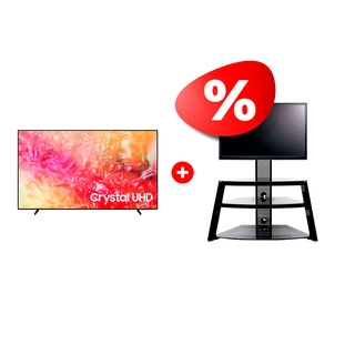 Комплект LED телевизор Samsung UE75DU7100UXCE + ТВ тумба Mart Кристалл К 65″ 