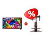 Жиынтық LED теледидары LG 75NANO90A6B + Mart сөресі Плаза-Консоль 50″ 