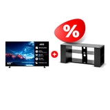 Комплект LED телевизор ARG LD65D7500 + ТВ тумба Mart Готика 42″ 