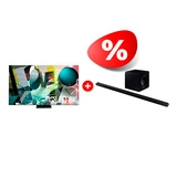 Жиынтық QLED Samsung теледидары QE75Q950TSUXCE + Samsung саундбары HW-S800B/RU 