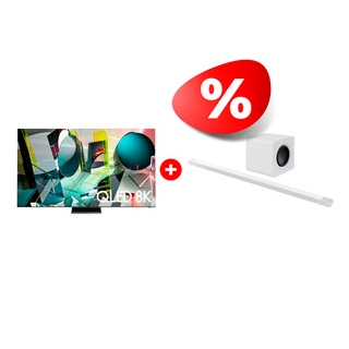 Жиынтық QLED Samsung теледидары QE75Q950TSUXCE + Samsung саундбары HW-S801B/RU 