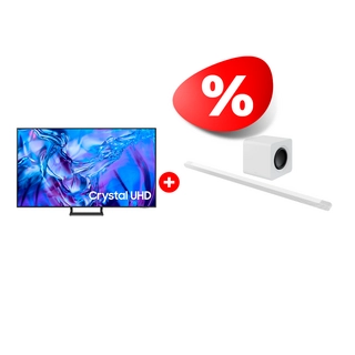 Жиынтық LED телевизор Samsung UE55DU8500UXCE + Samsung саундбары HW-S801B/RU 