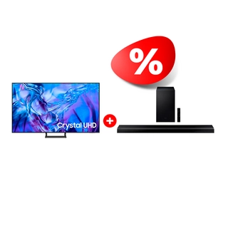 Жиынтық LED телевизор Samsung UE55DU8500UXCE + Samsung саундбары HW-Q700A/RU 