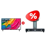 Жиынтық QNED теледидары LG 75QNED80A6A + Mart сөресі Универсал 65″ 