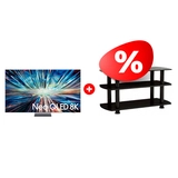 Комплект Neo QLED телевизор Samsung 8K QE65QN900DUXCE + ТВ тумба ARG T3005 50″ 