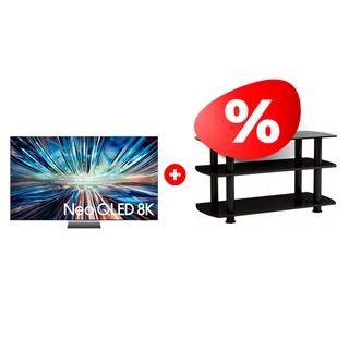 Комплект Neo QLED телевизор Samsung 8K QE65QN900DUXCE + ТВ тумба ARG T3005 50″ 
