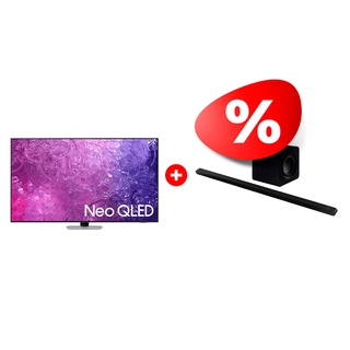 Комплект Neo QLED телевизор Samsung QE75QN90CAUXCE + Саундбар Samsung HW-S800B/RU 