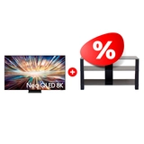 Комплект Neo QLED телевизор Samsung 8K QE75QN800DUXCE + ТВ тумба Mart Рим 46″ 