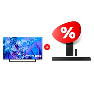 Комплект LED телевизор Samsung UE50DU8500UXCE + Саундбар Samsung HW-A450/RU 