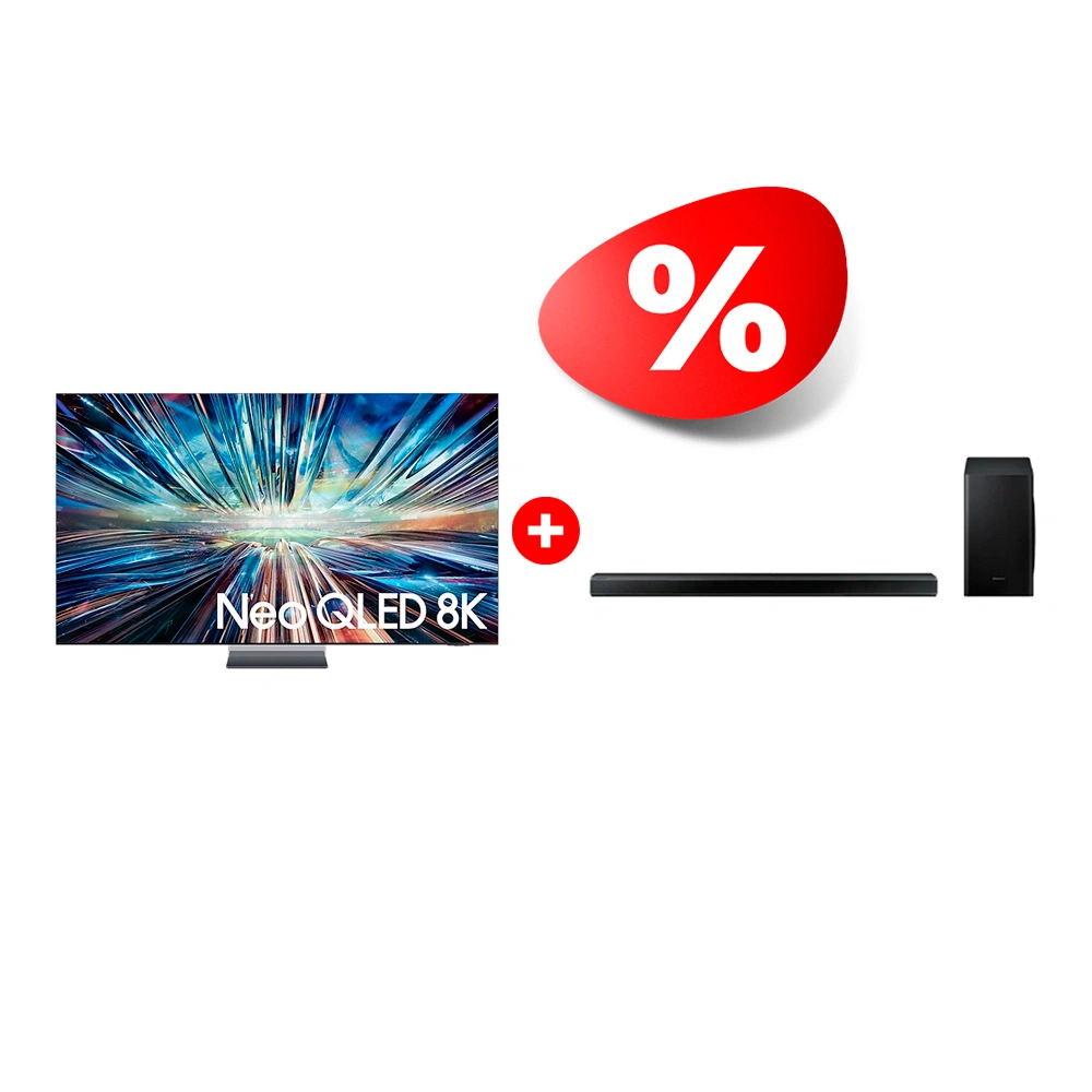 Жиынтық Neo QLED телевизор Samsung 8K QE65QN900DUXCE + Samsung саундбары HW-Q70T/RU 