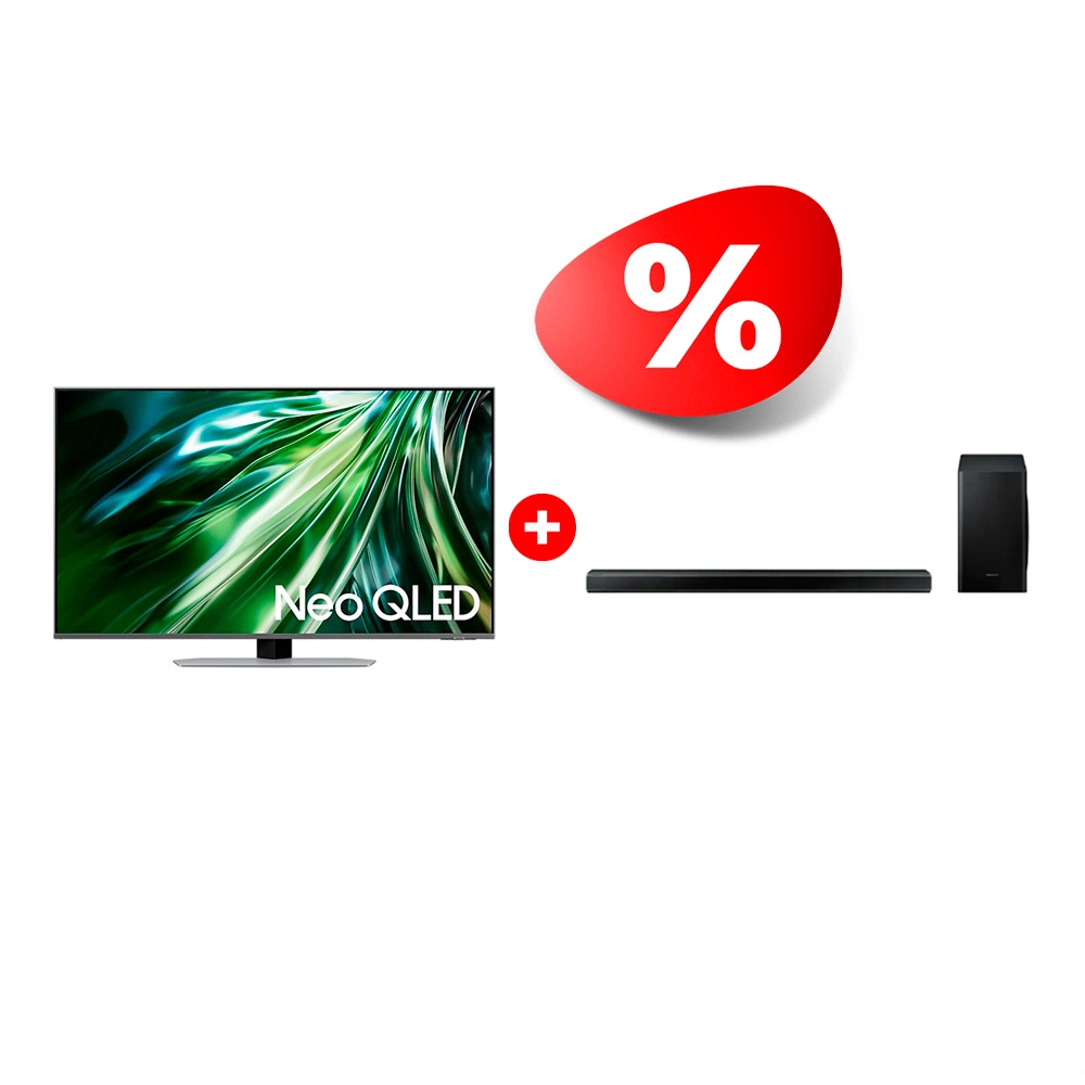 Жиынтық Neo QLED телевизор Samsung QE43QN90DAUXCE + Samsung саундбары HW-Q70T/RU 