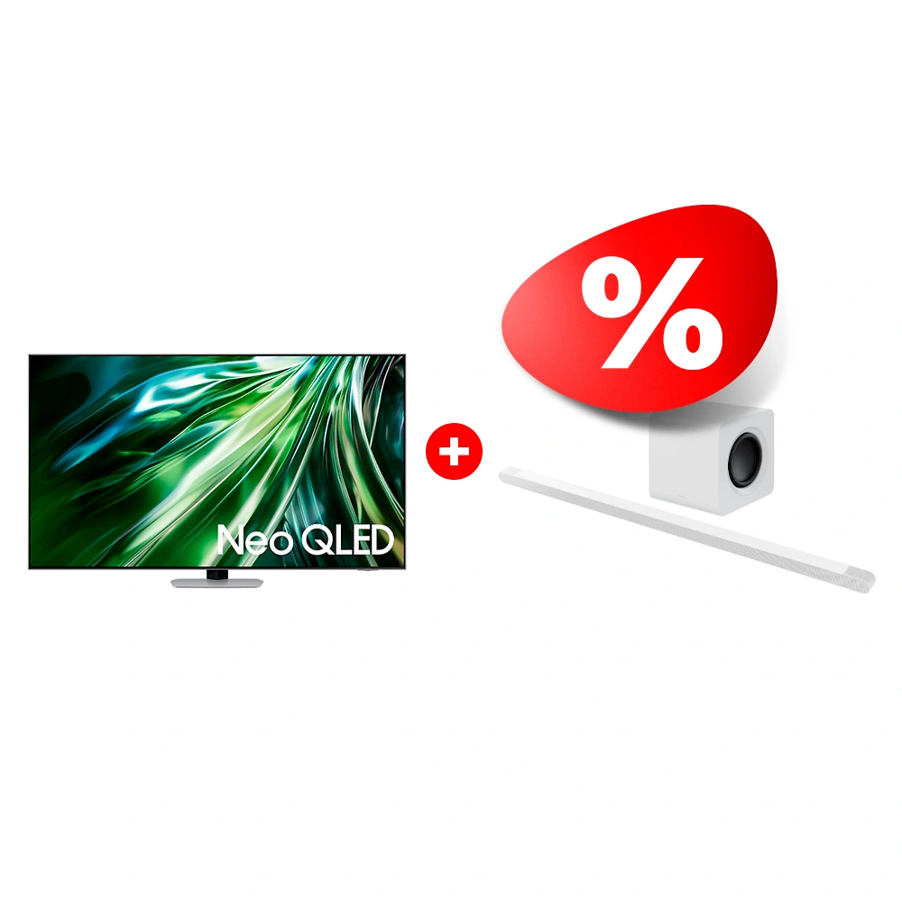 Жиынтық Neo QLED телевизор Samsung QE65QN90DAUXCE + Samsung саундбары HW-S801B/RU 