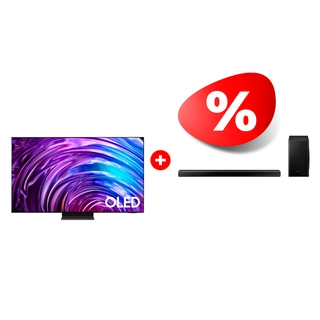 Комплект OLED телевизор Samsung QE65S95DAUXCE + Саундбар Samsung HW-Q70T/RU 