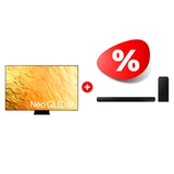 Жиынтық Neo LED Samsung теледидары QE75QN800BUXCE + Samsung саундбары HW-B550/RU 