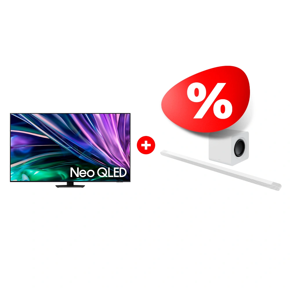 Жиынтық Neo QLED телевизор Samsung QE55QN85DBUXCE + Samsung саундбары HW-S801B/RU 