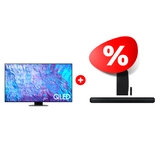 Жиынтық QLED Samsung теледидары QE65Q80CAUXCE + Samsung саундбары HW-Q800C/RU 
