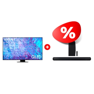 Жиынтық QLED Samsung теледидары QE65Q80CAUXCE + Samsung саундбары HW-Q800C/RU 