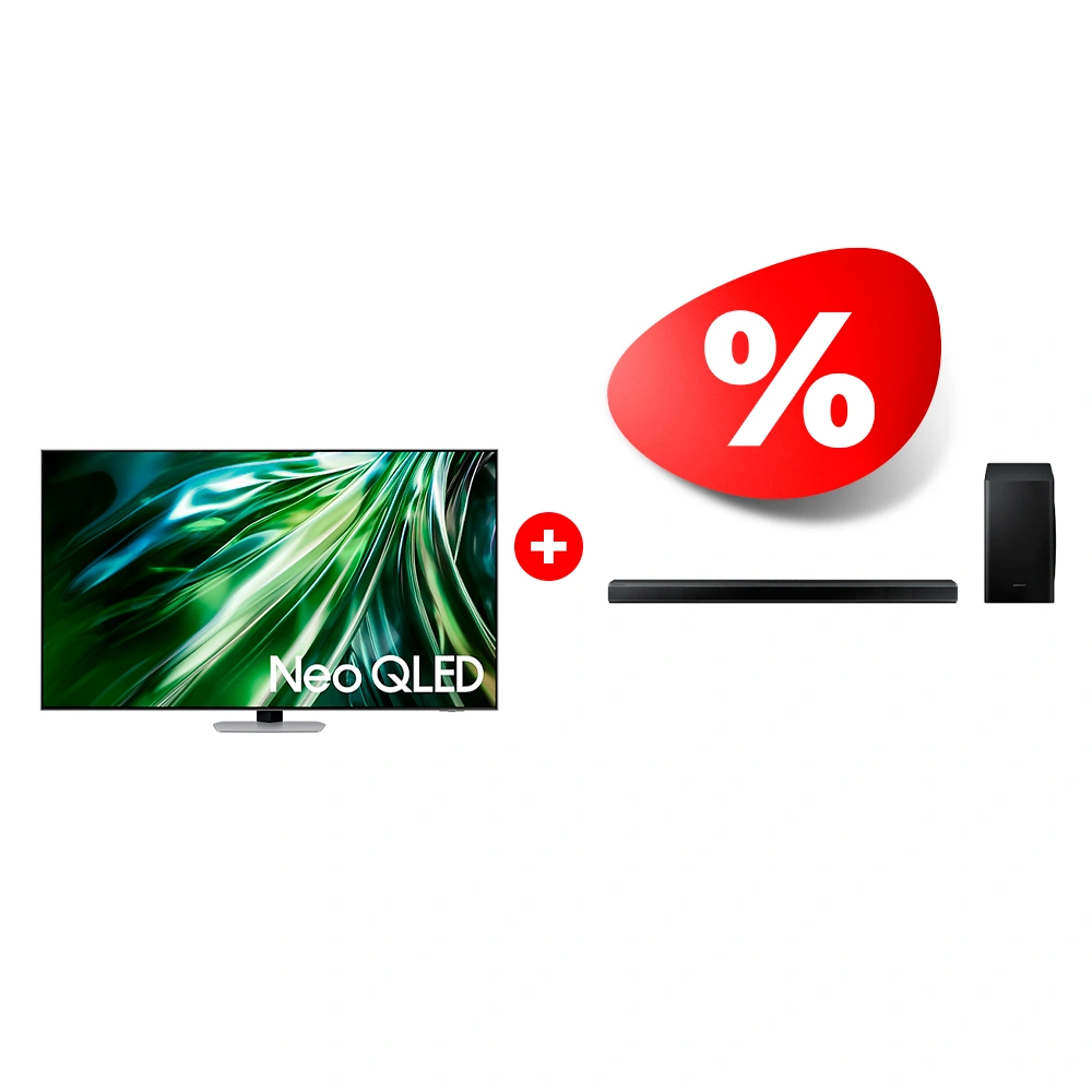 Жиынтық Neo QLED телевизор Samsung QE55QN90DAUXCE + Samsung саундбары HW-Q70T/RU 