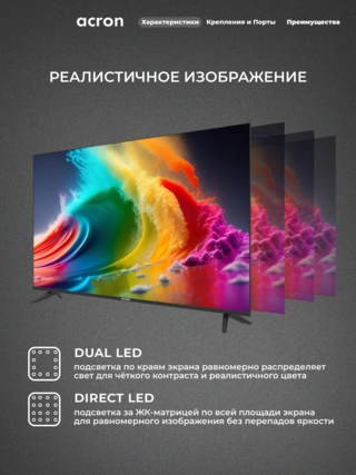 LED TV ACRON LD55D7500 - фото 4