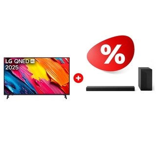 Комплект QNED телевизор LG 50QNED70A6A + Саундбар LG S60T 