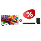 Комплект QNED телевизор LG 85QNED92A6A + Саундбар LG S60T 
