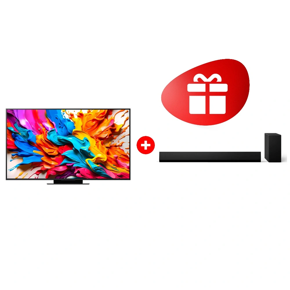 Комплект QNED телевизор LG 65QNED9MA6B + Саундбар LG SG10TY 