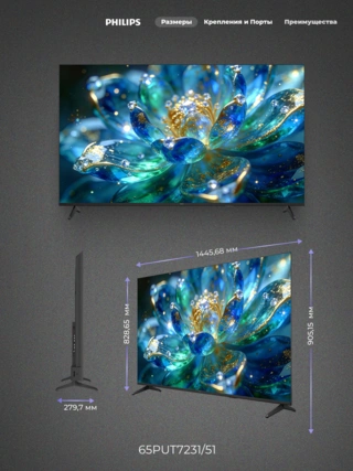 LED телевизор Philips 65PUT7231/51 - фото 3