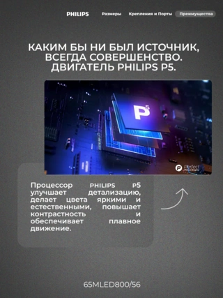 Mini LED телевизор Philips 65MLED800/56 - фото 6