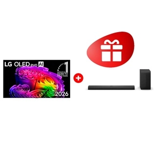 Комплект OLED телевизор LG OLED55G6RLA + Саундбар LG S70TY 