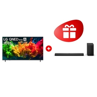 Жиынтық QNED телевизор LG 75QNED80B6A + Саундбар LG S70TY 