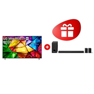 Комплект Mini RGB телевизор LG 86MRGB86B6A + Саундбар LG S80TR 