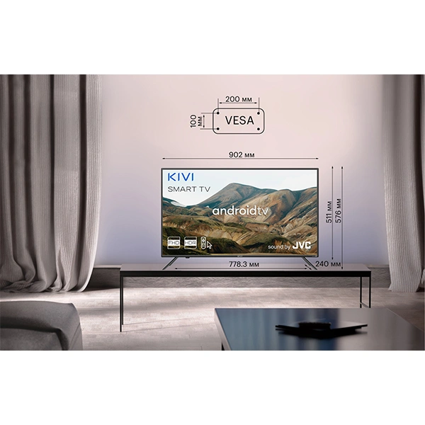 LED телевизор KIVI 40F740LB - фото 8