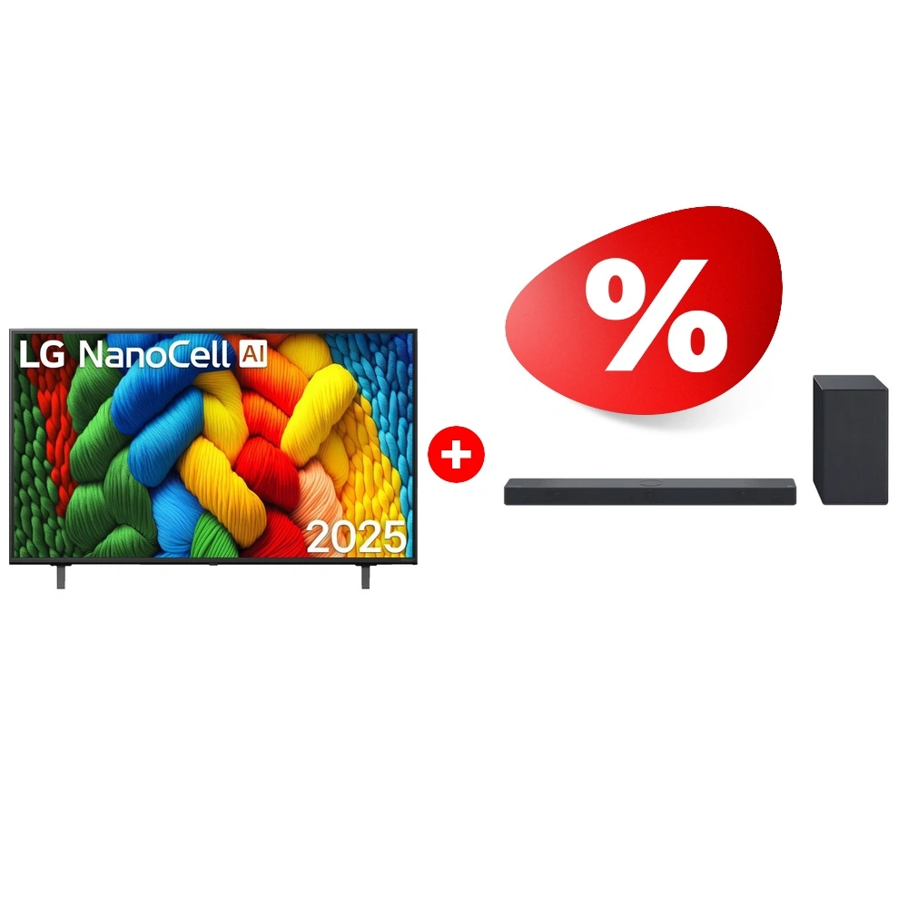 Комплект LG 50NANO80A6B + LG SC9S 