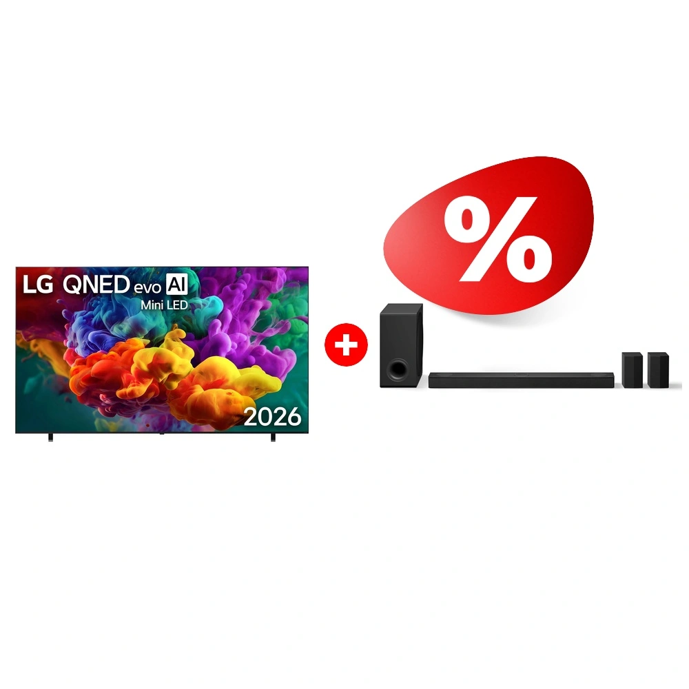 Комплект LG 100QNED85B6 + LG S80TR 
