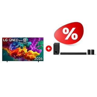 Комплект LG 100QNED85B6 + LG S80TR 