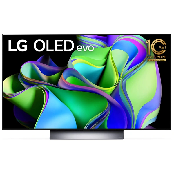 Комплект OLED телевизор LG OLED77C3RLA + ТВ тумба Mart Аврора 42″ 