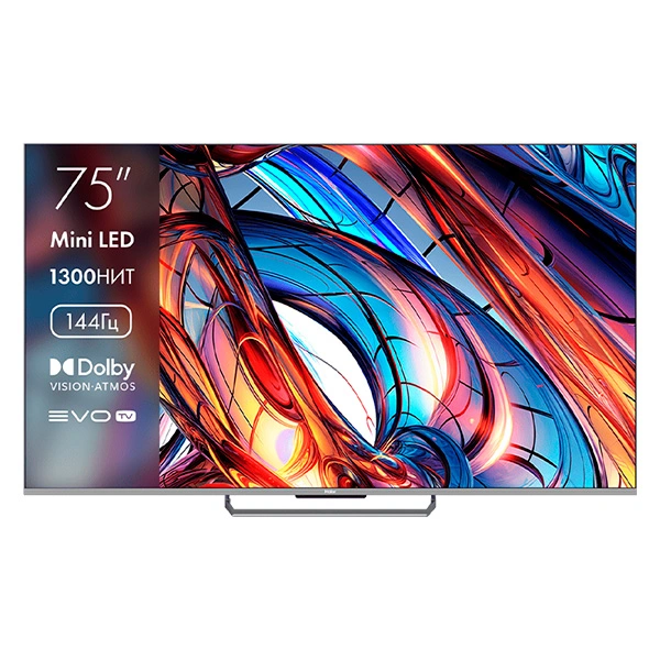 Комплект Mini LED TV Haier 75 Mini LED + ТВ тумба Mart Аврора 42″ 