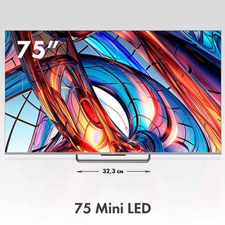 Комплект Mini LED TV Haier 75 Mini LED + ТВ тумба Mart Аврора 42″  - фото 3